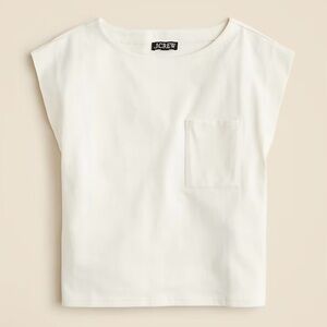 J. Crew new marine jersey boatneck muscle t-shirt